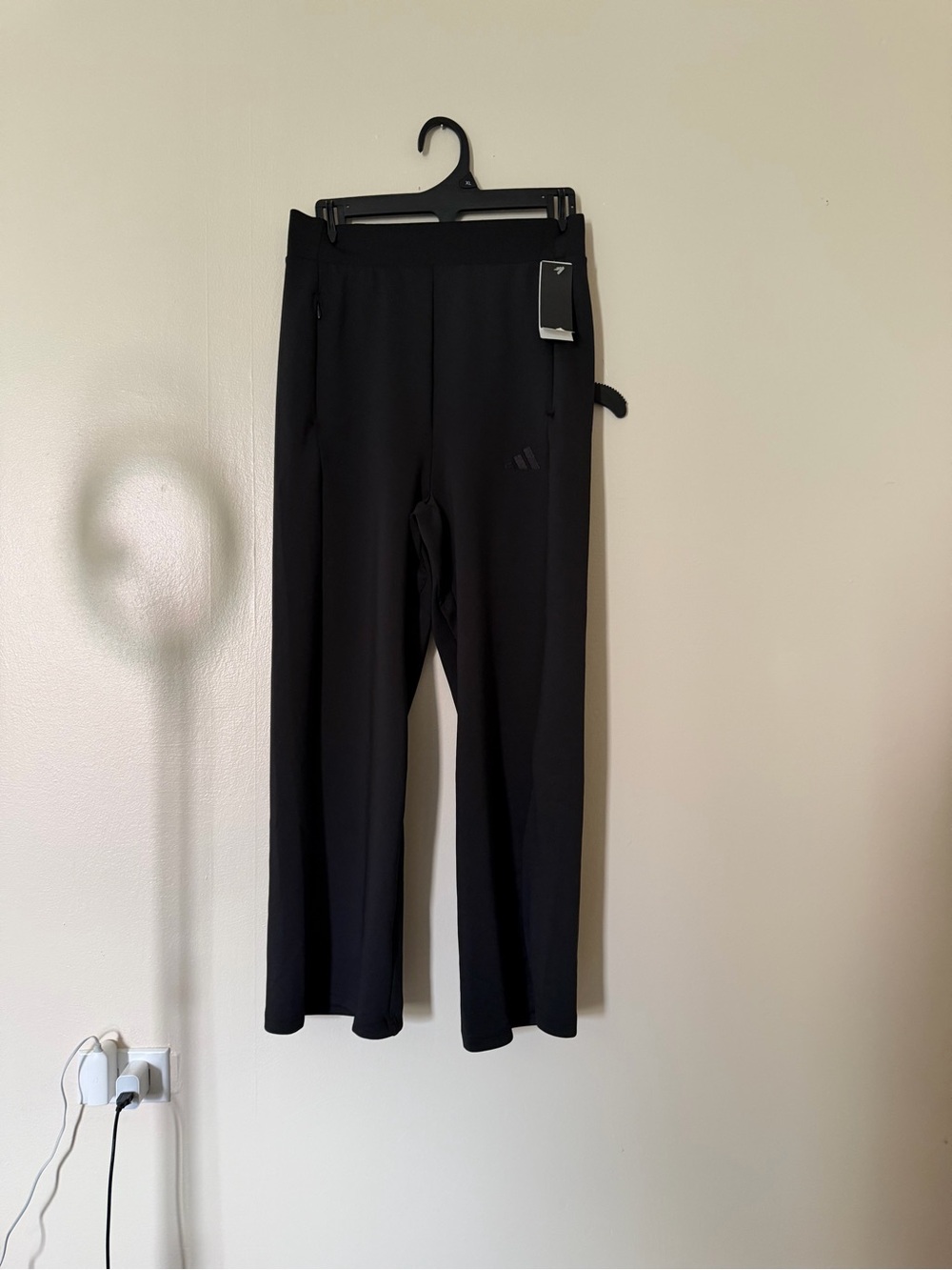 adidas Women’s Black Track Pants with Subtle Logo